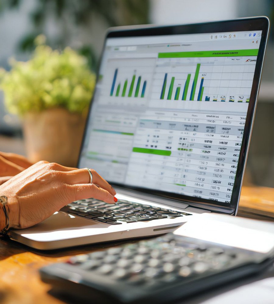 Remote CPA reviewing Pennsylvania business financial reports